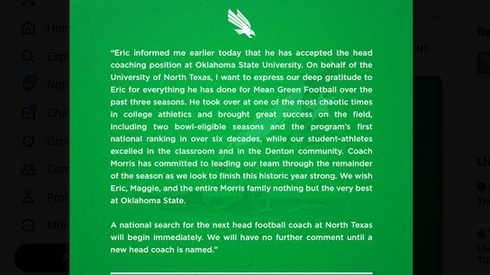 Inside Scoop: Key early name, additional coaches to watch at North Texas (inside scoop)